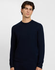 Midnight 100% Cashmere Crewneck