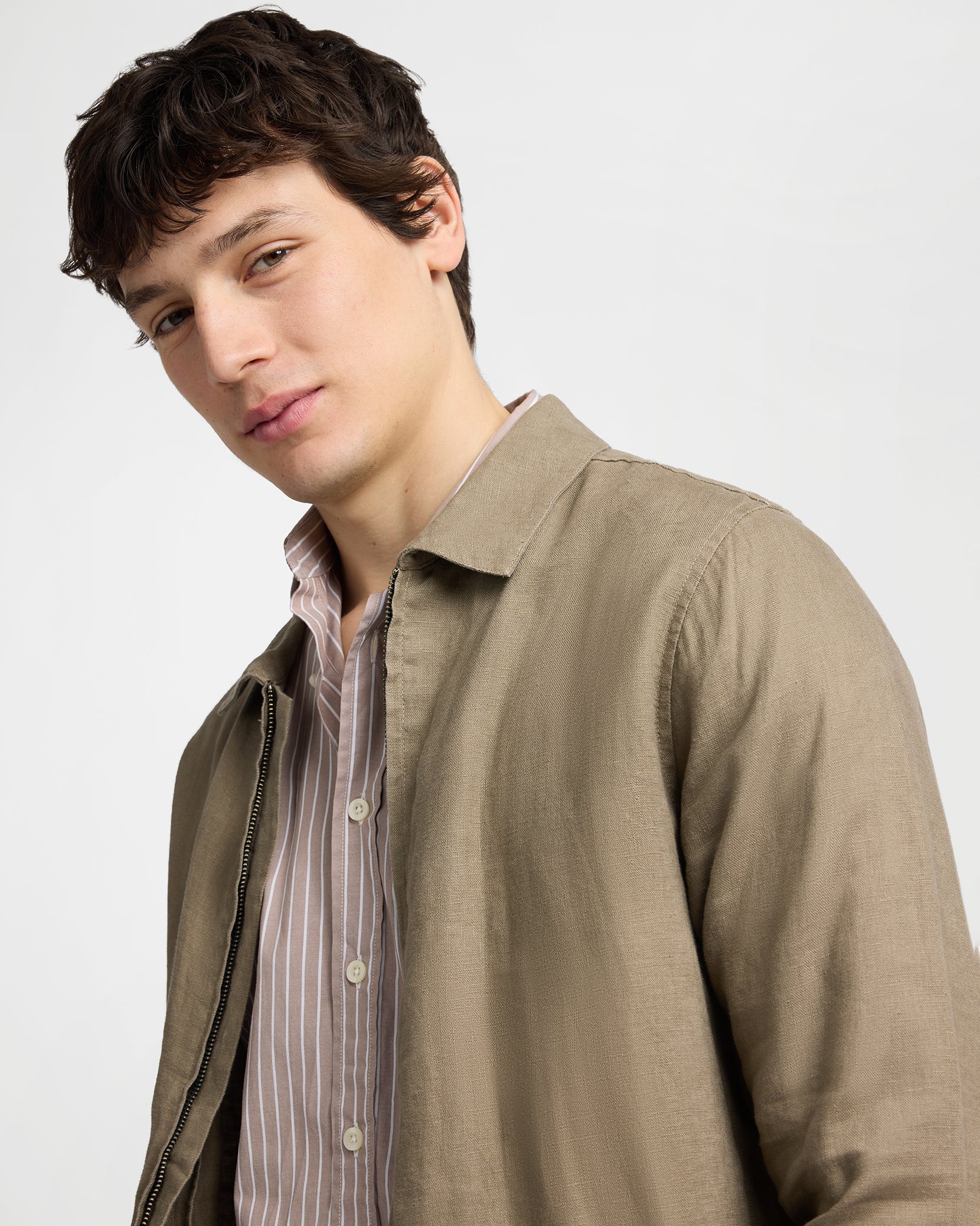 ジャケット・アウター EAPHI LINEN LIKE OVER JACKET Linen Everyday Jacket – onia
