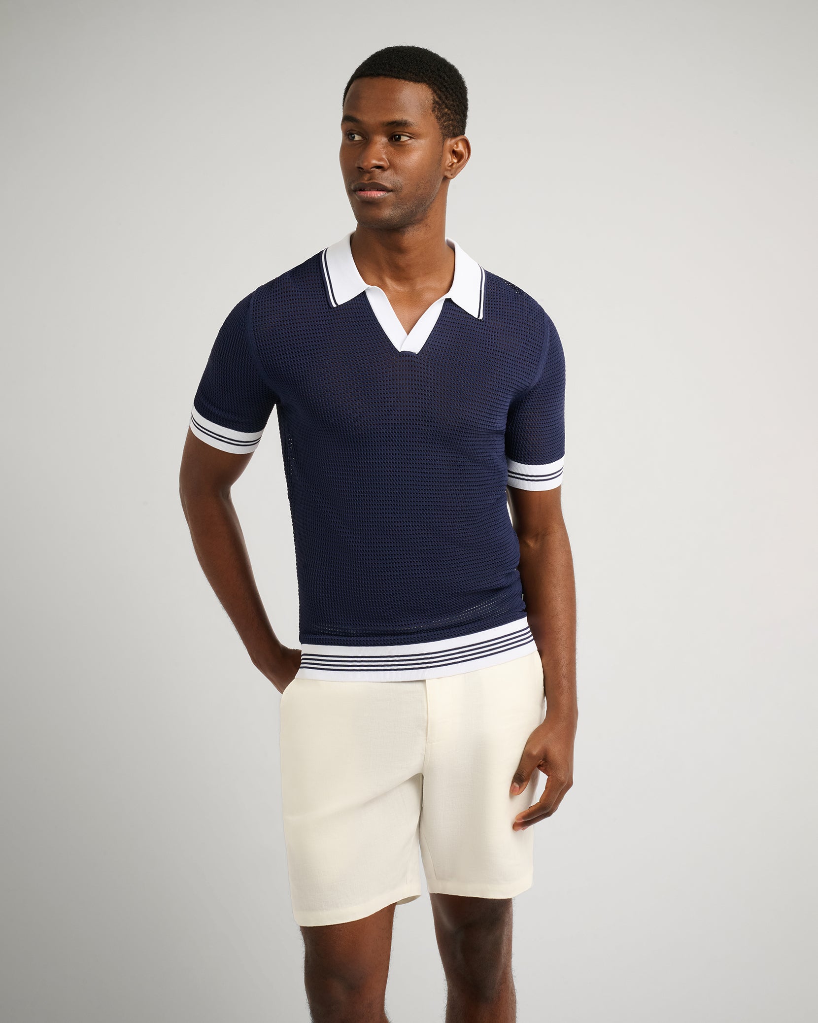 Core Temp Mesh Polo | Banana Republic