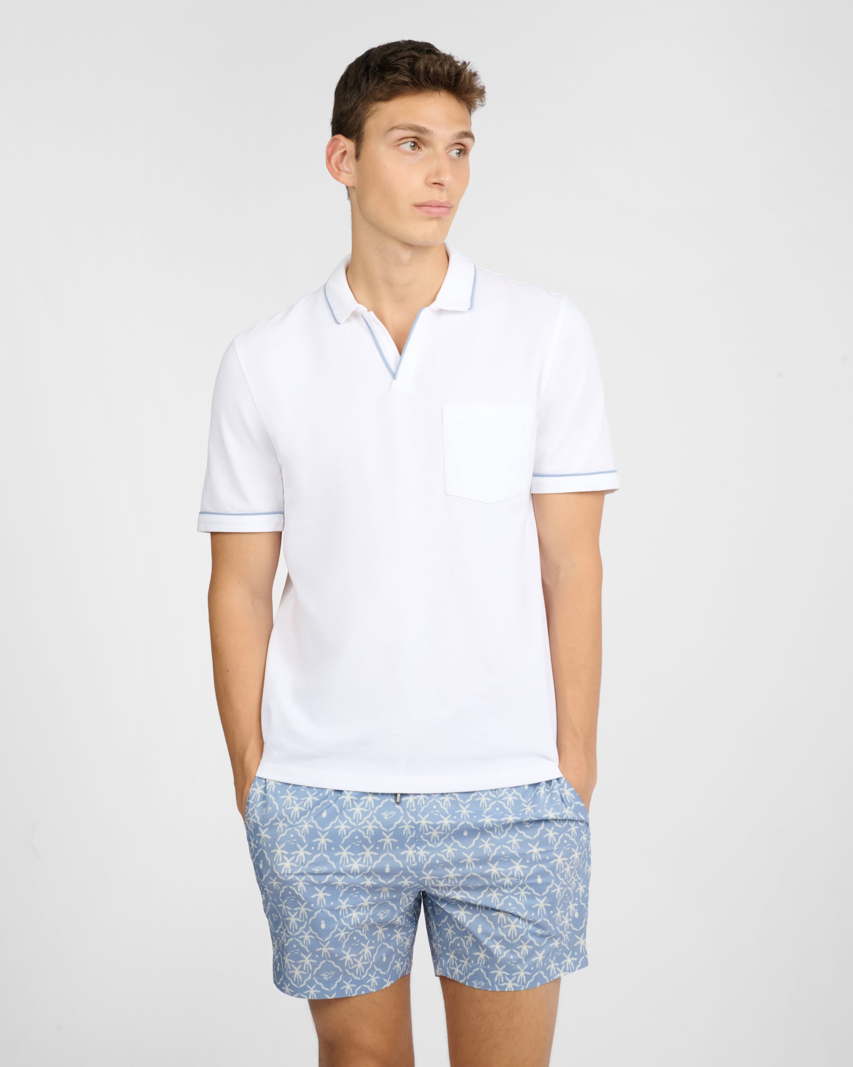 White/Powder Blue
