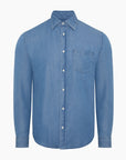 Denim Chambray Long Sleeve Shirt