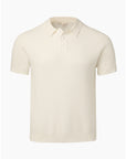 Cotton Textured Knit Polo