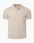 Cotton Textured Knit Polo