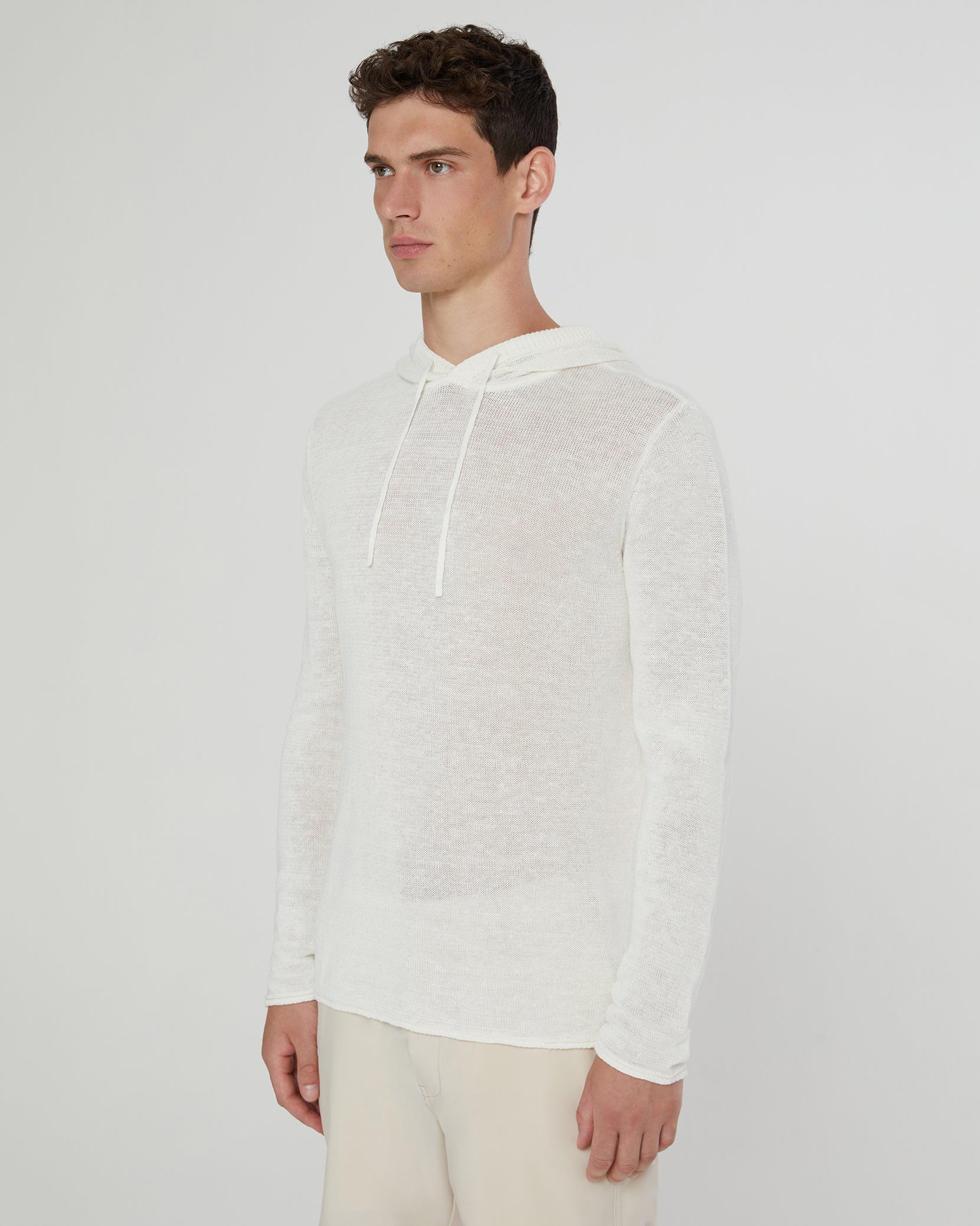 Frank Hooded Linen Sweater – onia