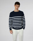Deep Navy/White