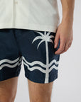 Deep Navy/White