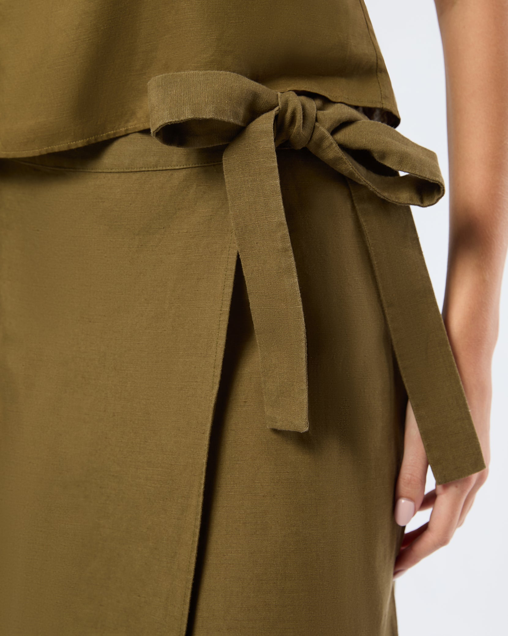 Air Linen Maxi Wrap Skirt – onia Air Linen Maxi Wrap Skirt – onia