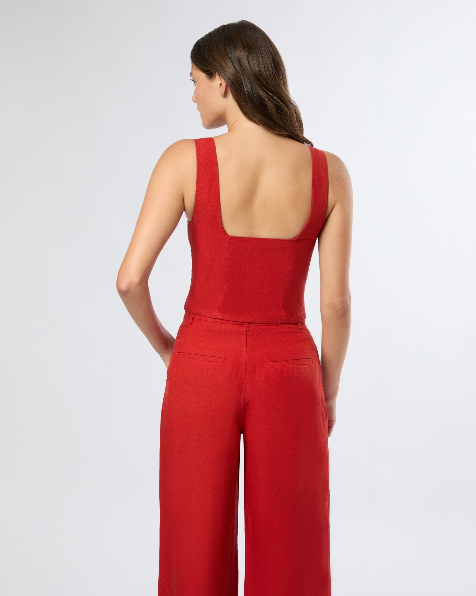 Air Linen Square Neck Top – onia Air Linen Square Neck Top – onia