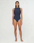 Deep Navy/White