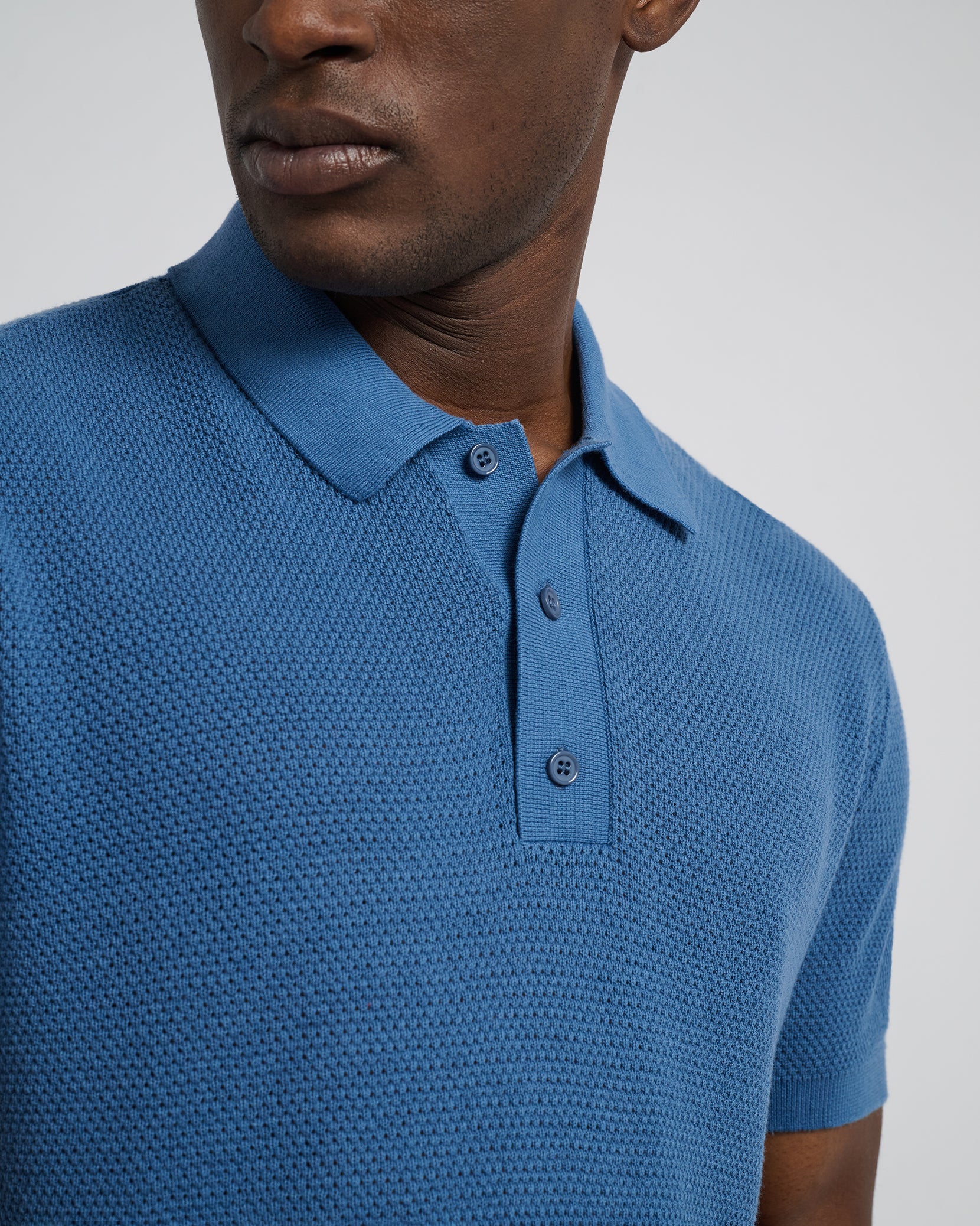 Cotton Textured Knit Polo – onia