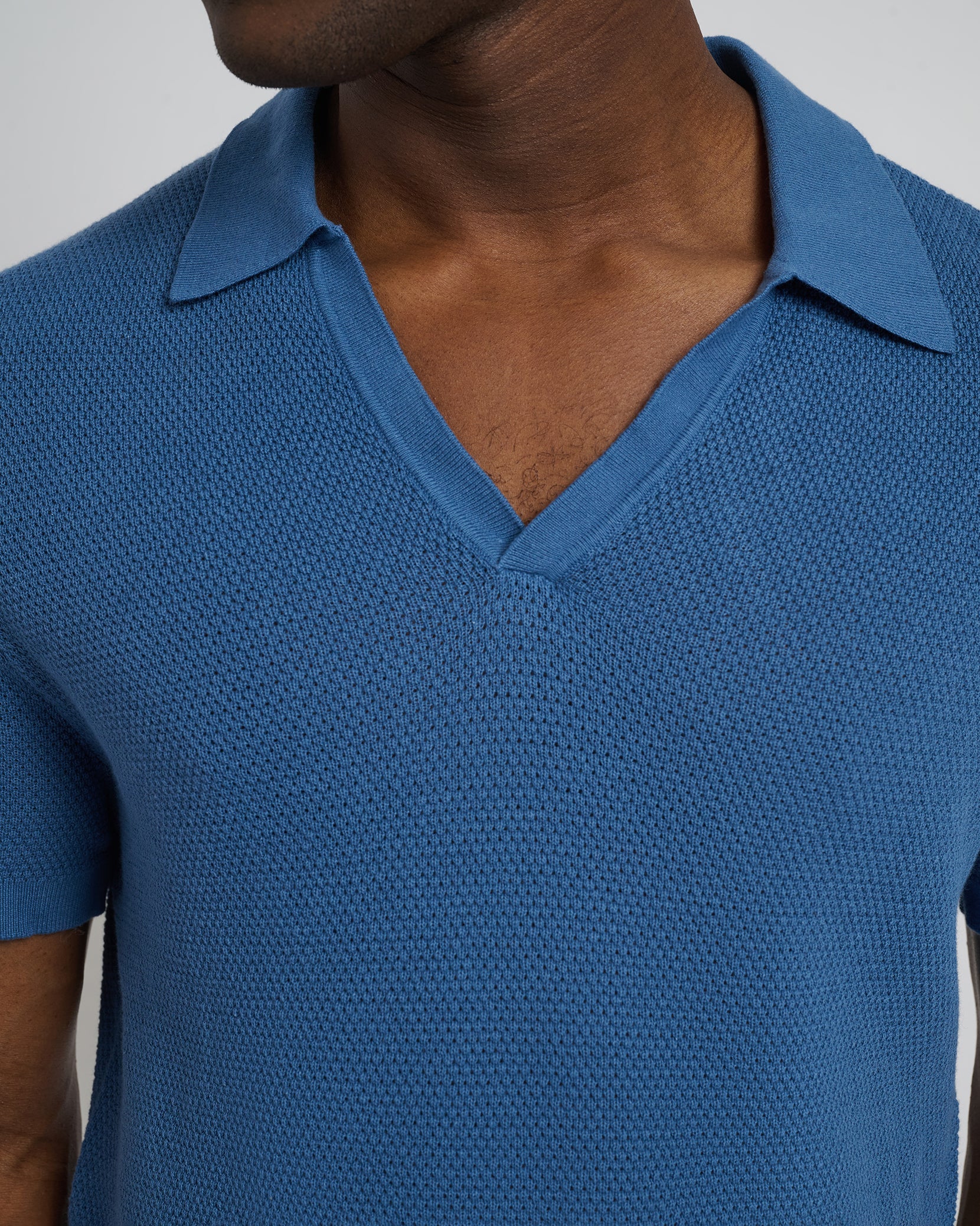 （完売）less get more cotton plain polo L Signature 100% Mercerized Cotton Solid Polo Shirt with