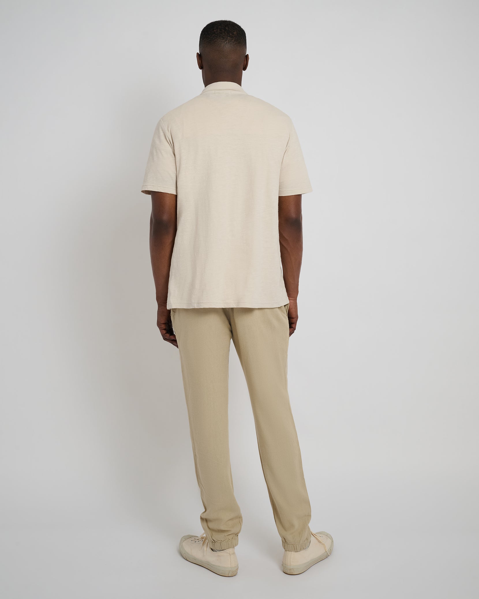 【美品】seed and soil Linen pants oat seed and soil Linen pants oat リネン100 洗濯可