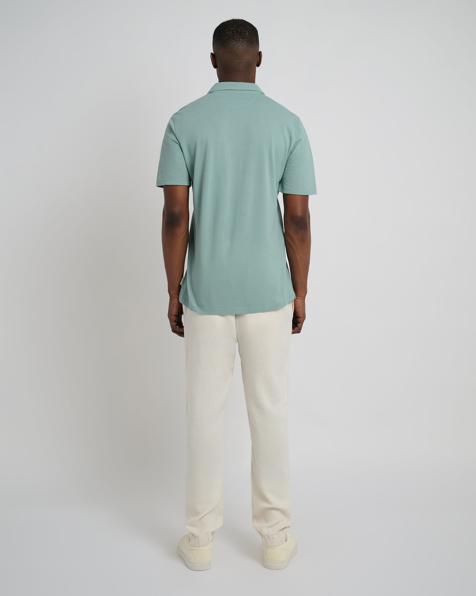 【2plan】Rio Bio Linen Half Banding Slacks Rhythm Mens Pants Linen Jam