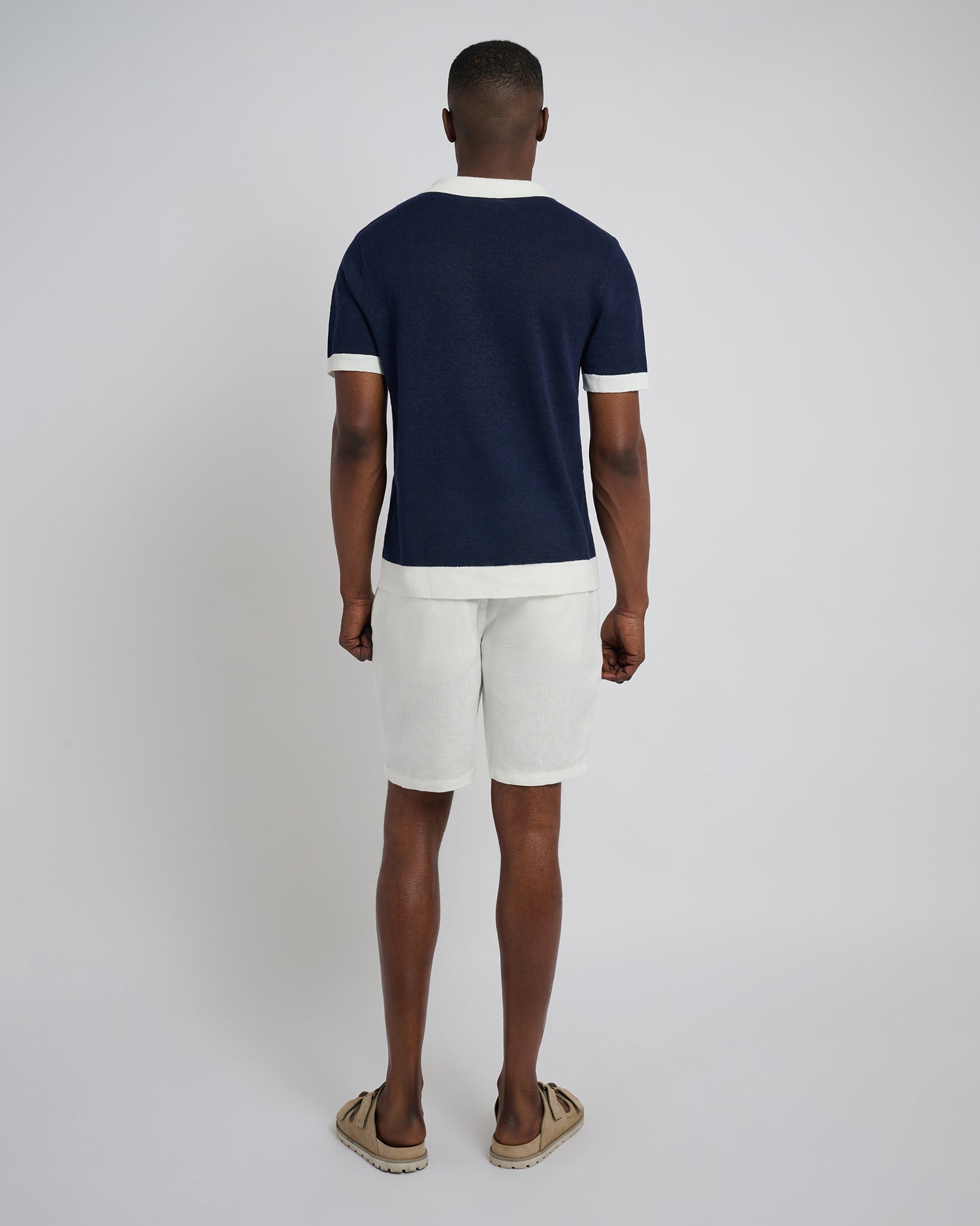 Deep Navy/White