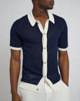 Deep Navy/White