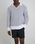 White/Deep Navy