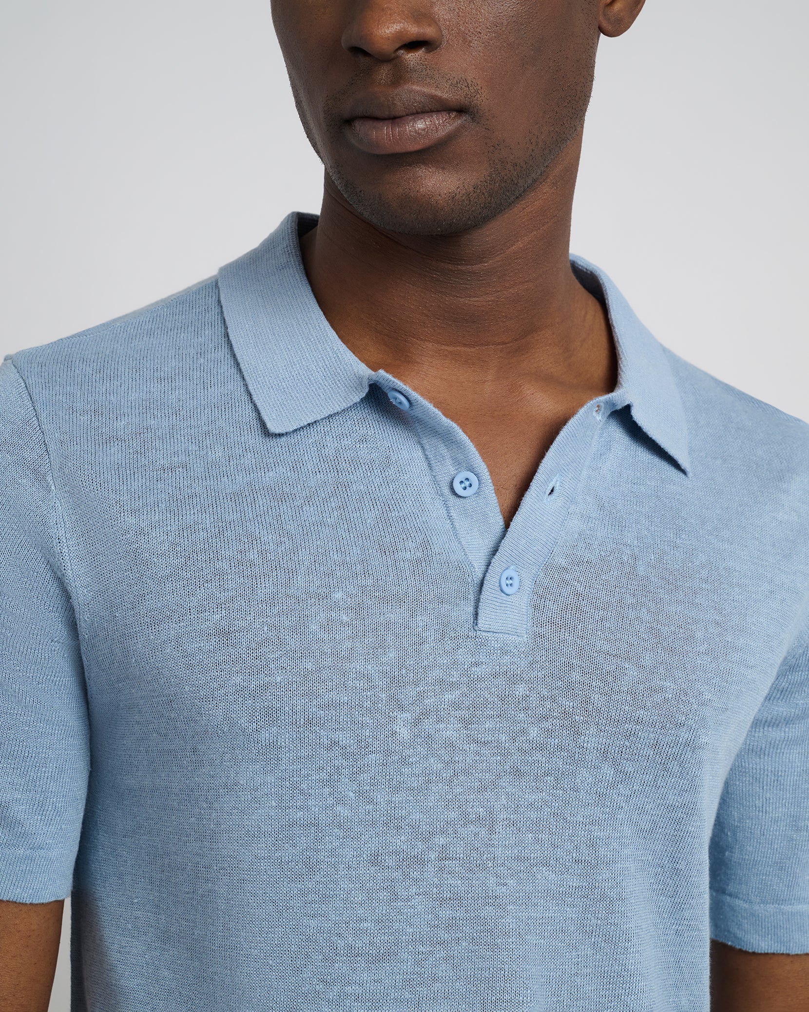 【NOAH】 ★ SWEATER POLO ★ COTTON 100% Buffalo Plaid Zip Polo - Noah