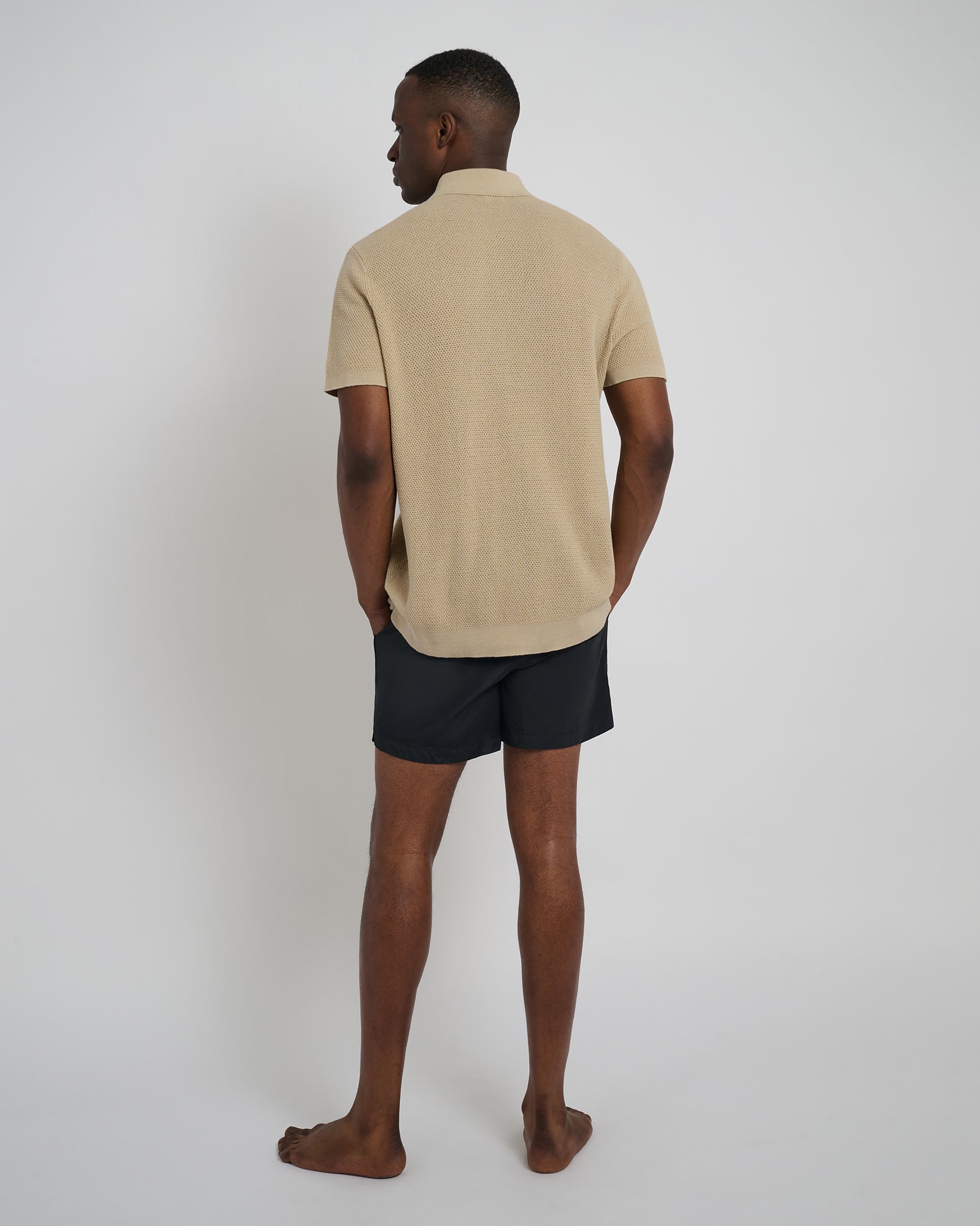 Cotton Textured Knit Polo – onia