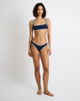 Deep Navy/White