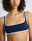 Deep Navy/White
