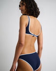 Deep Navy/White
