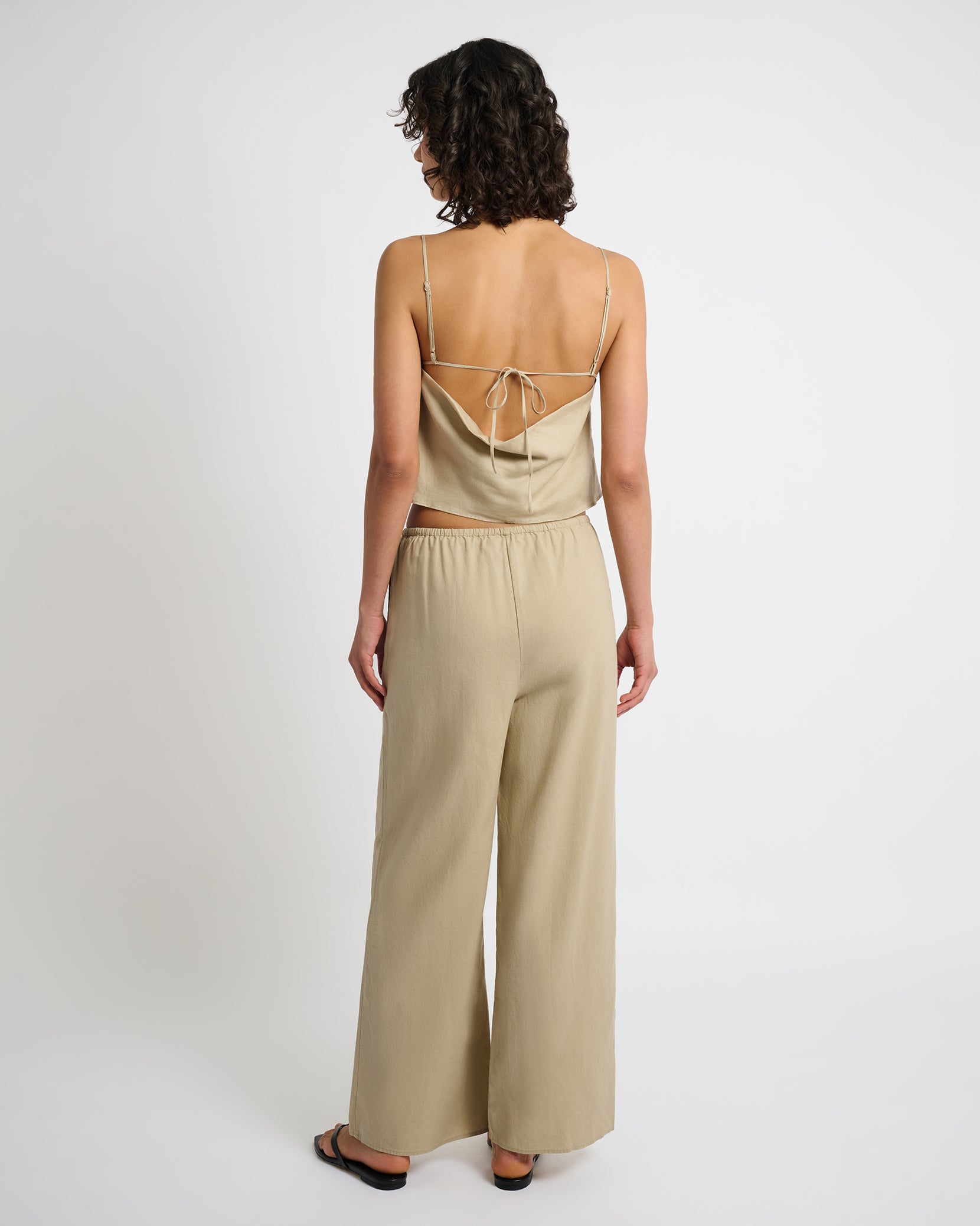 Air Linen Square Neck Tank Top – onia