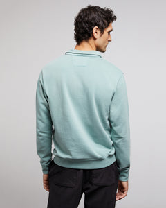 Garment Dye Polo Pullover in Sea-Moss - 4 - Onia