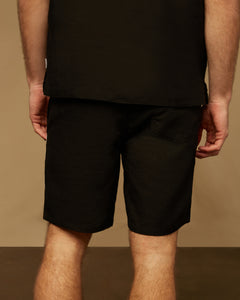 Water Resistant Linen Trunk in Black White - 9 - Onia