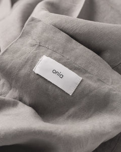 Linen Blanket in Grey - 4 - Onia