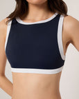 Deep Navy/White