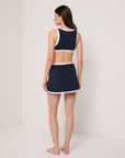Deep Navy/White