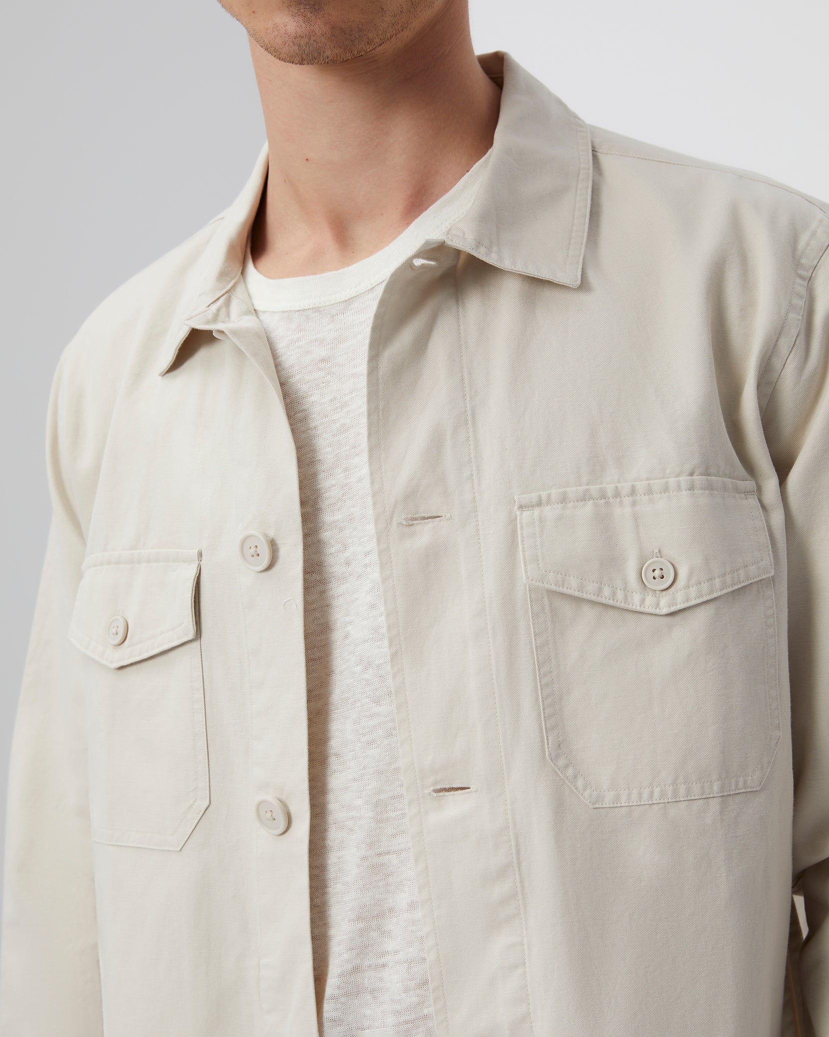Garment Dyed Twill Overshirt – onia