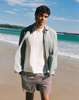Stretch Linen Crewneck Tee