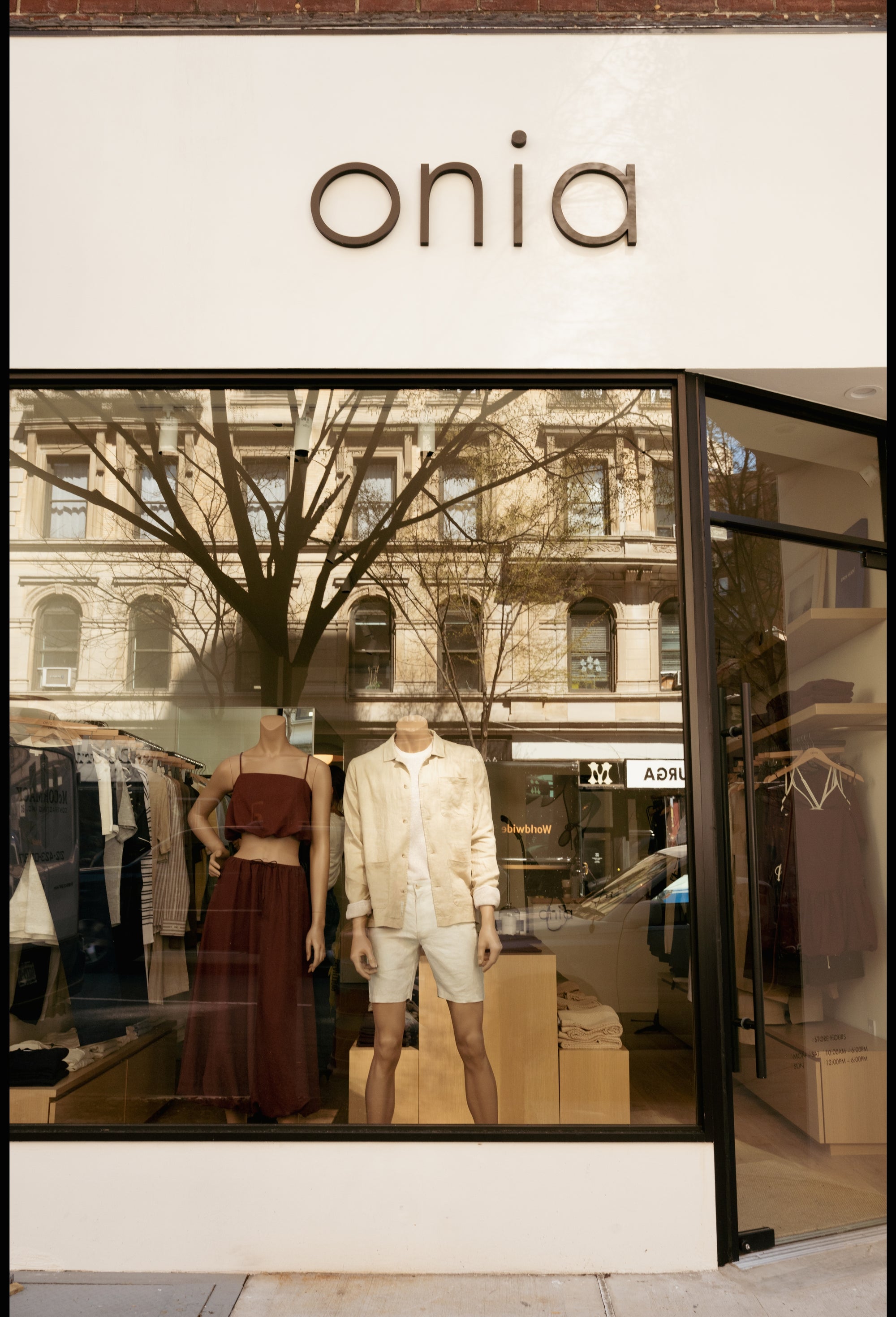 Onia Storefront Window