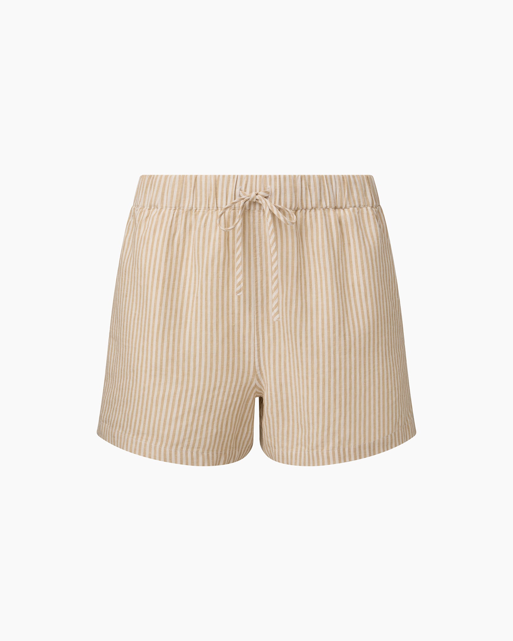 Air Linen Elastic Drawstring Short