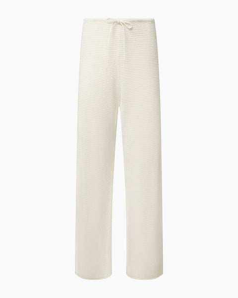 Linen Knit Drawstring Pant