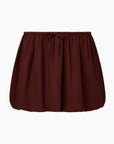 Air Linen Bubble Mini Skirt