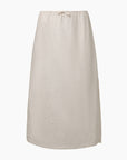 Air Linen Midi Skirt