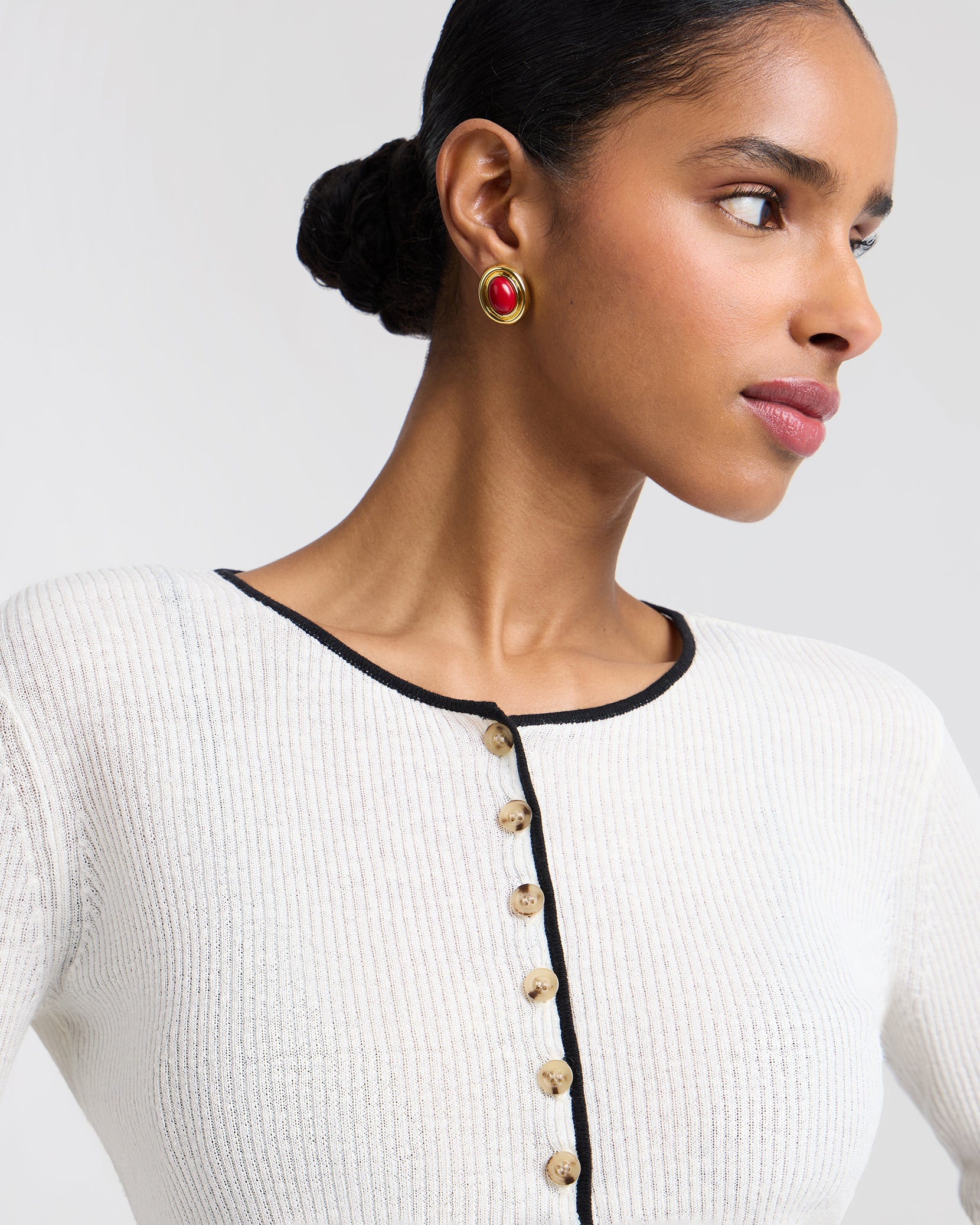 Linen Rib Cardigan – onia