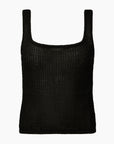 Linen Knit Square Neck Tank