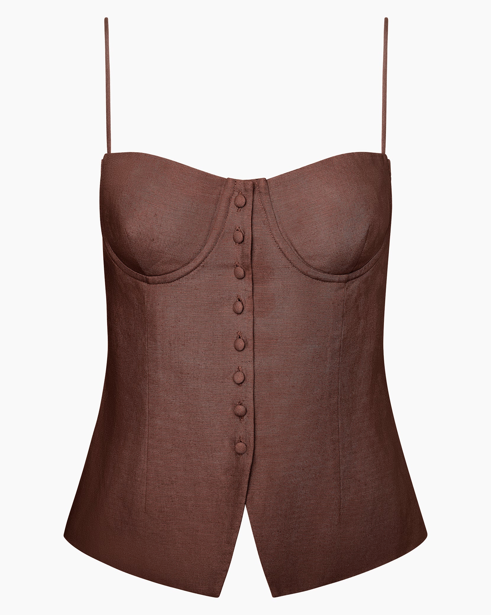 Air Linen Underwire Corset Top – onia