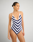 Deep Navy/White