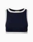 Deep Navy/White