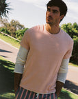 Stretch Linen Crewneck Tee