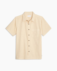 Summer Denim Shirt in Yellow-Cream - 2 - Onia