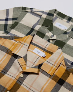 Flannel Convertible Shirt in Swan-Plaid - 7 - Onia