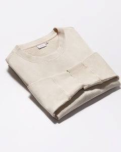 Garment Dye Terry Sweatshirt in Swan - 6 - Onia