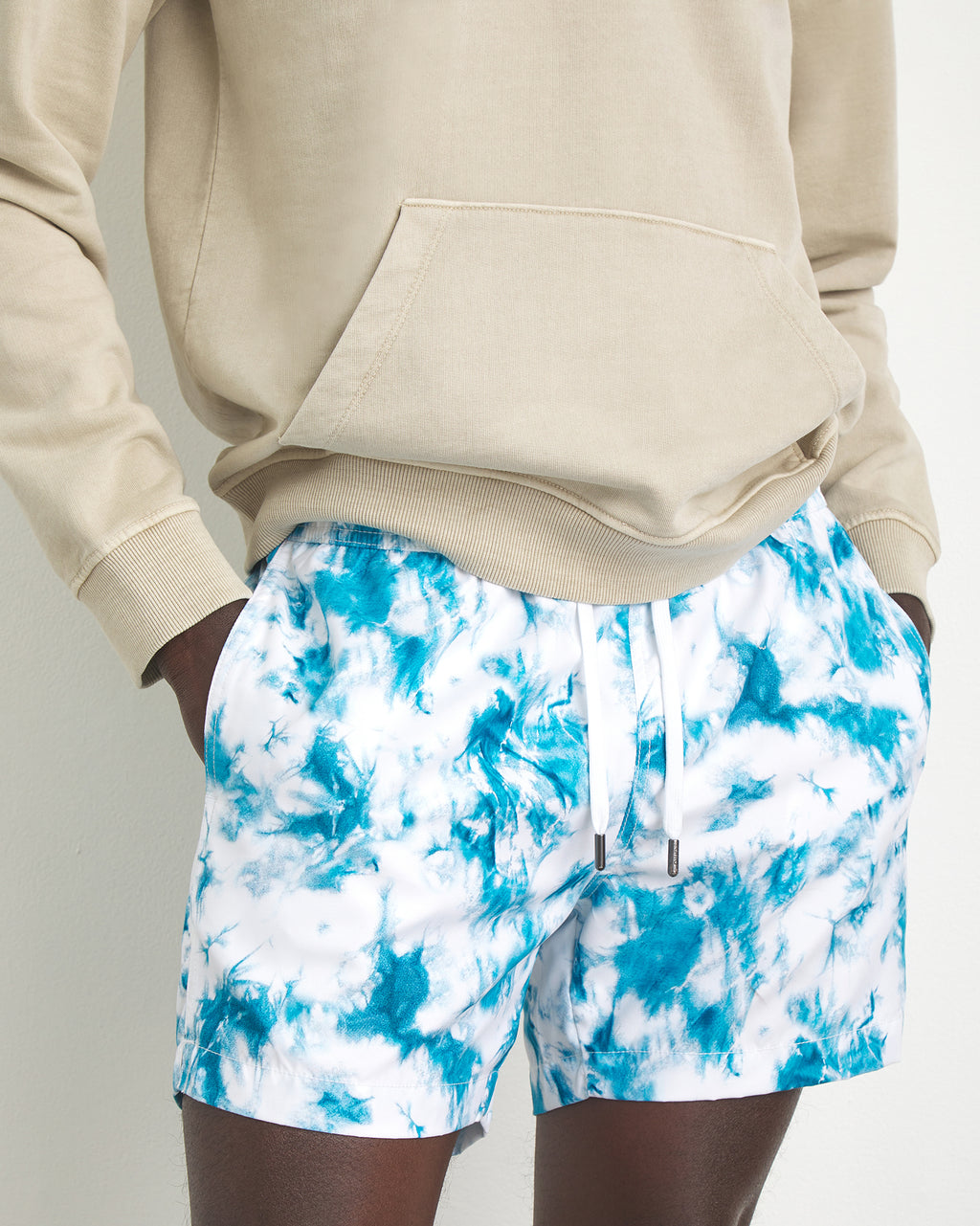 Blue Teal Wash Tie Dye