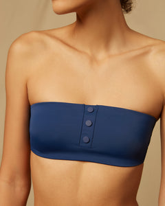 Ines Bikini Top in New-Blue - 1 - Onia
