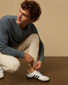 Pull-On Tech Pant in Dove - 7 - Onia